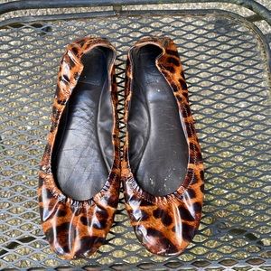 Tory Burch Leopard Ballet Flats 10